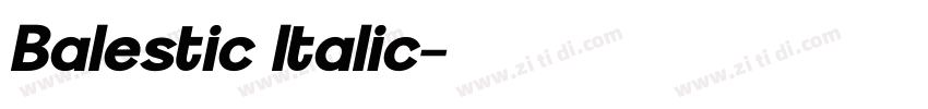 Balestic Italic字体转换 Balestic Italic字体转换